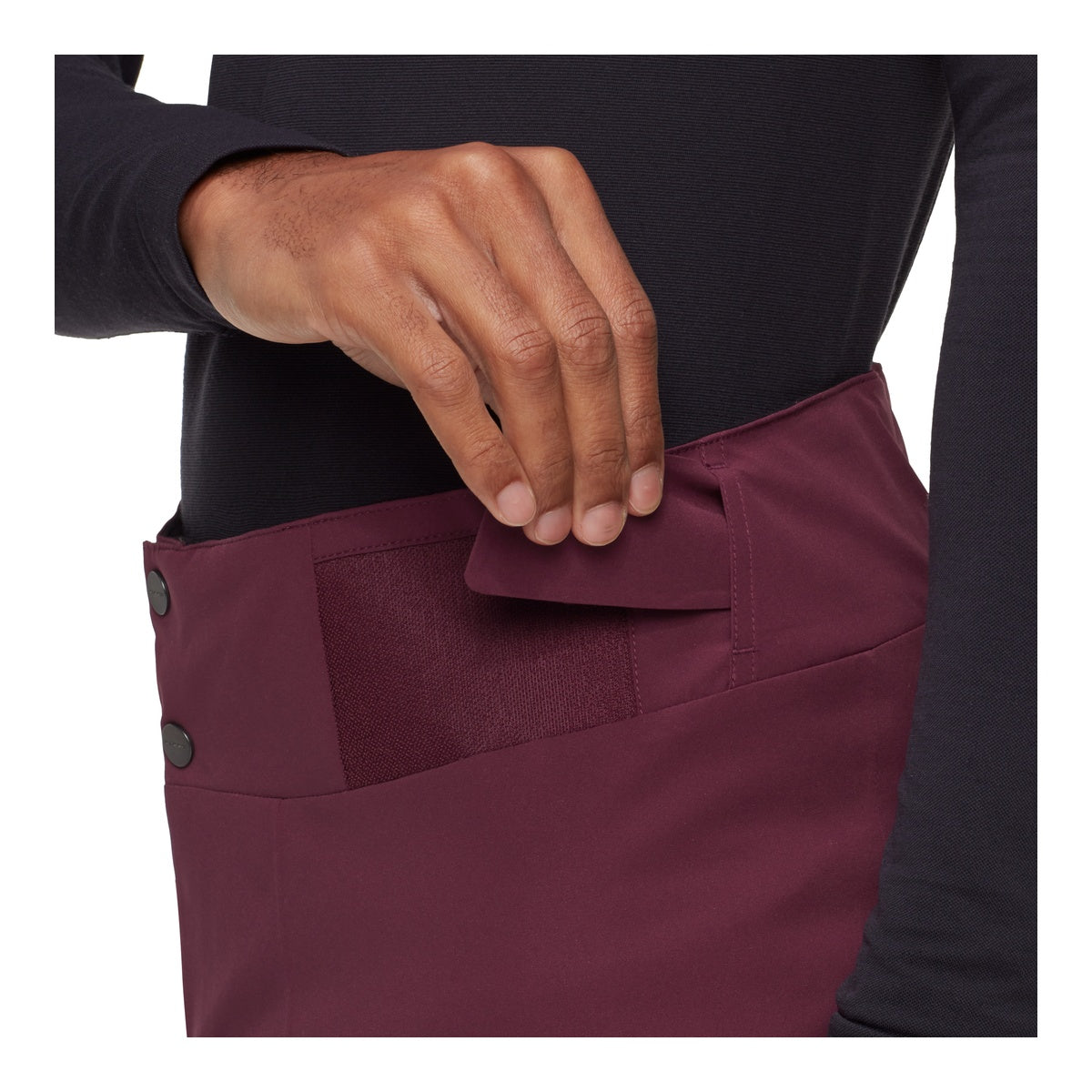 Pantaloni Schi Barbati Mammut Stoney HS Thermo Burgundy