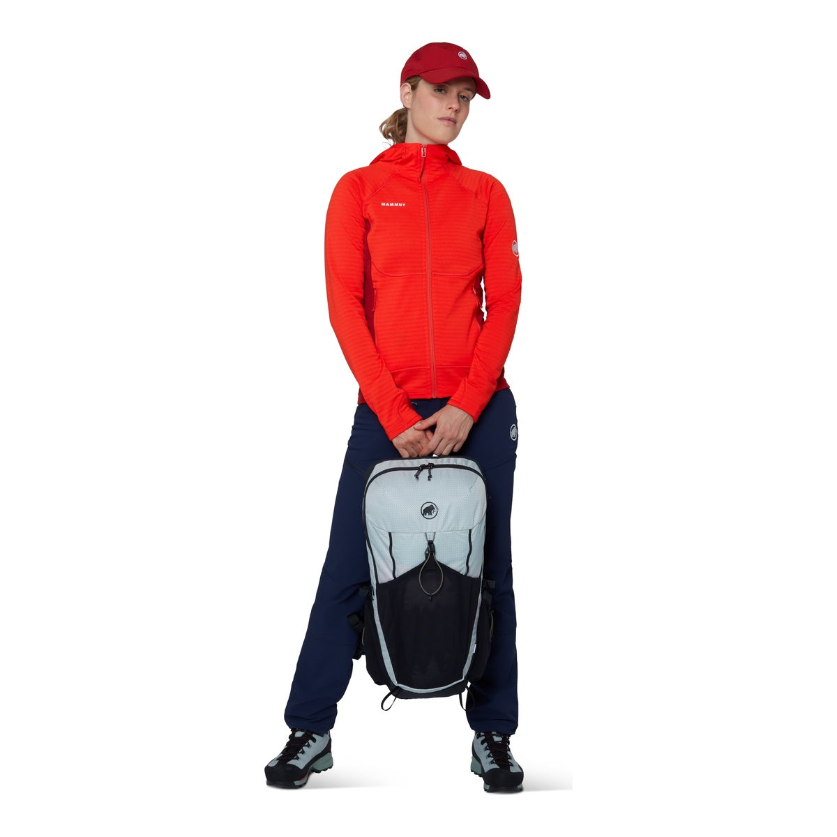 Polar Femei Mammut Taiss ML Hooded Mammut Red-Dark Mammut Red