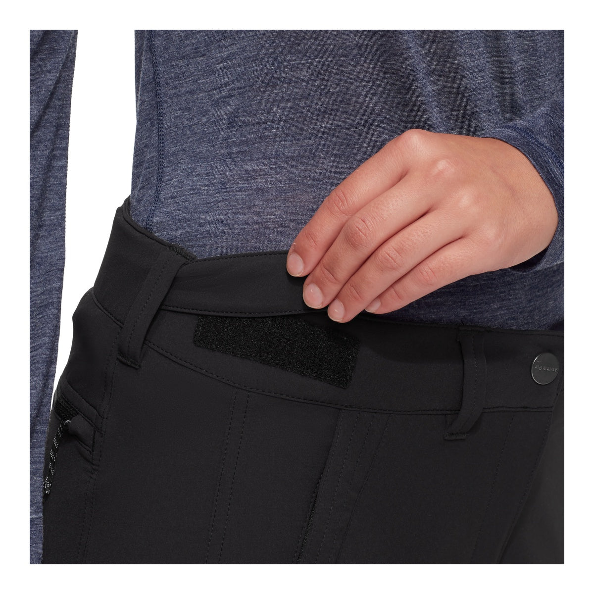 Pantaloni Softshell Femei Mammut Runbold Guide SO Black