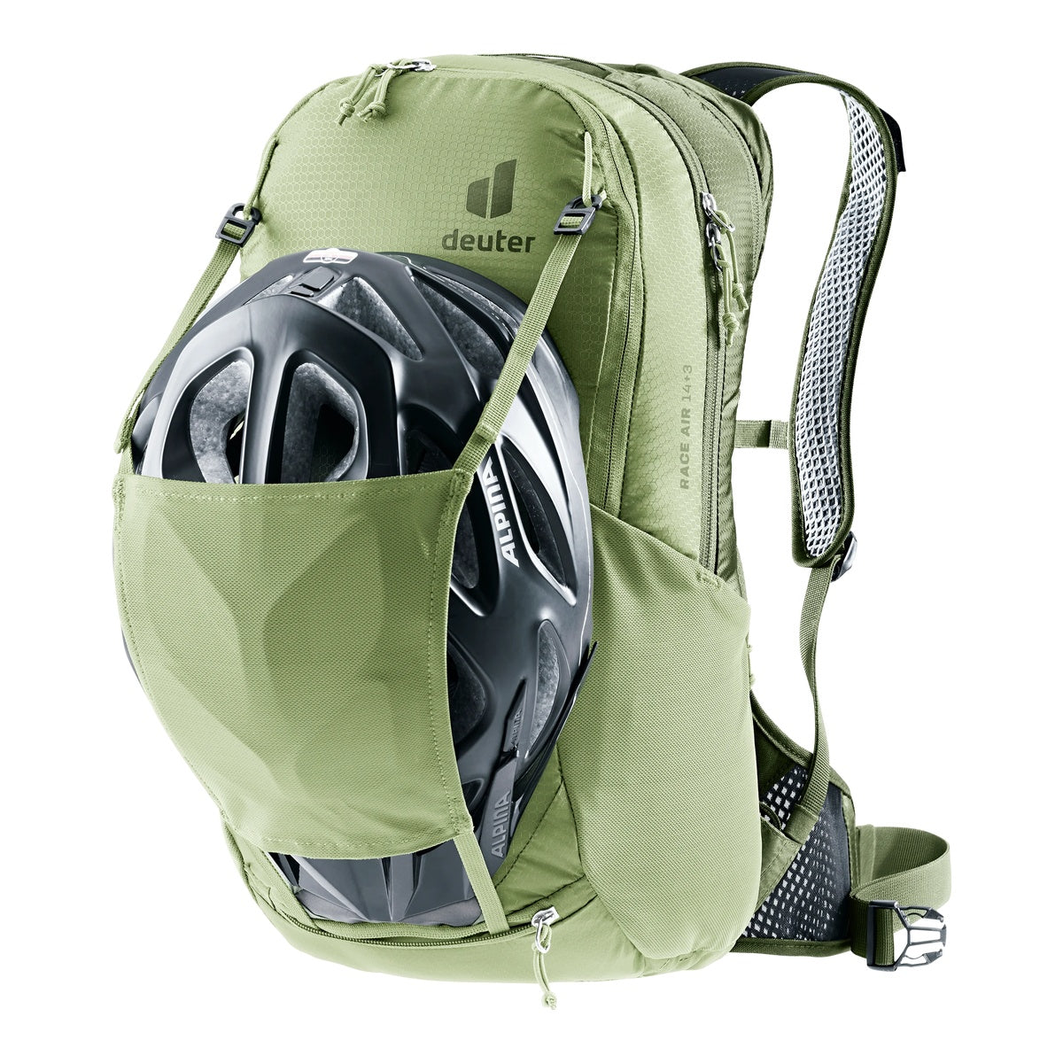Rucsac Ciclism Barbati Deuter Race Air 14+3L Mineral Grove