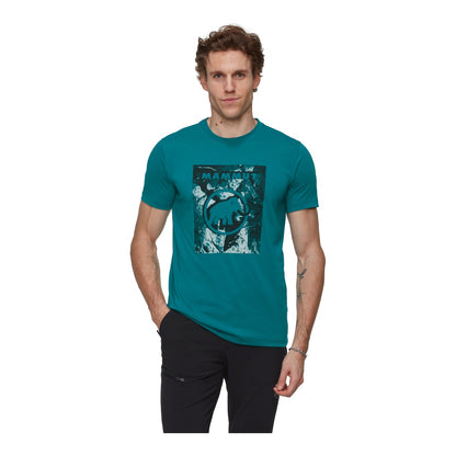 Tricou Barbati Mammut Trovat Deep Teal
