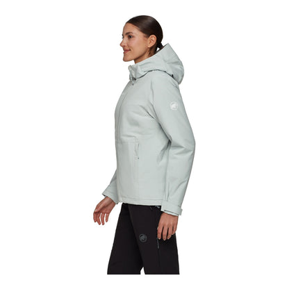 Jacheta Femei Mammut Linard Hs Thermo Hooded Silver Sage