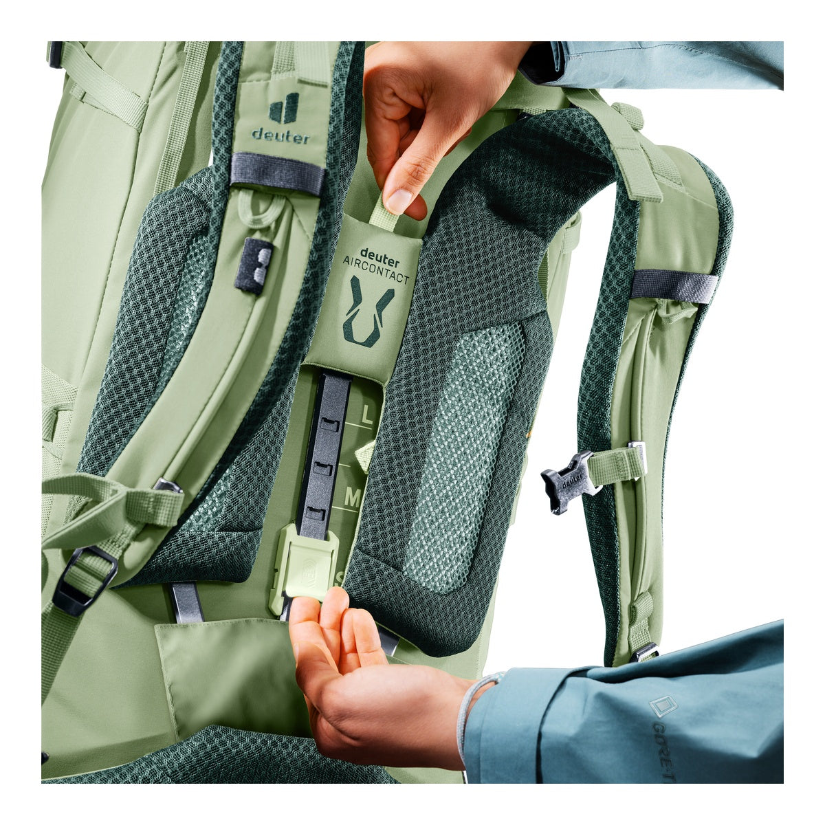 Rucsac Munte Femei Deuter Aircontact Core 45+10 SL Grove Ivy