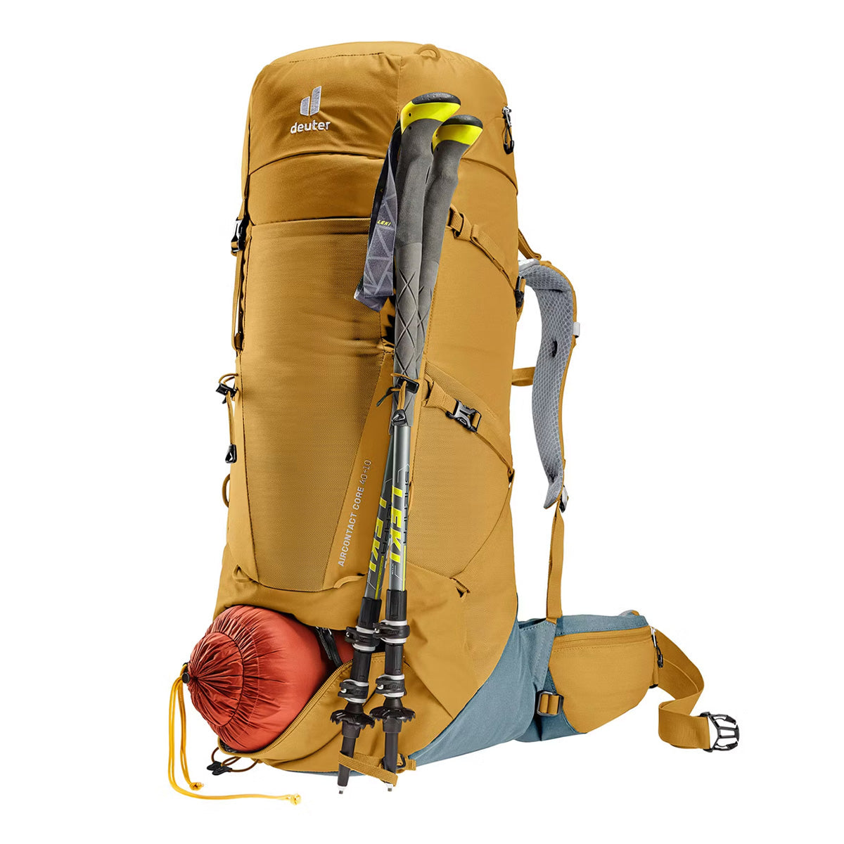 Rucsac Aircontact Core 40+10 Almond-Teal