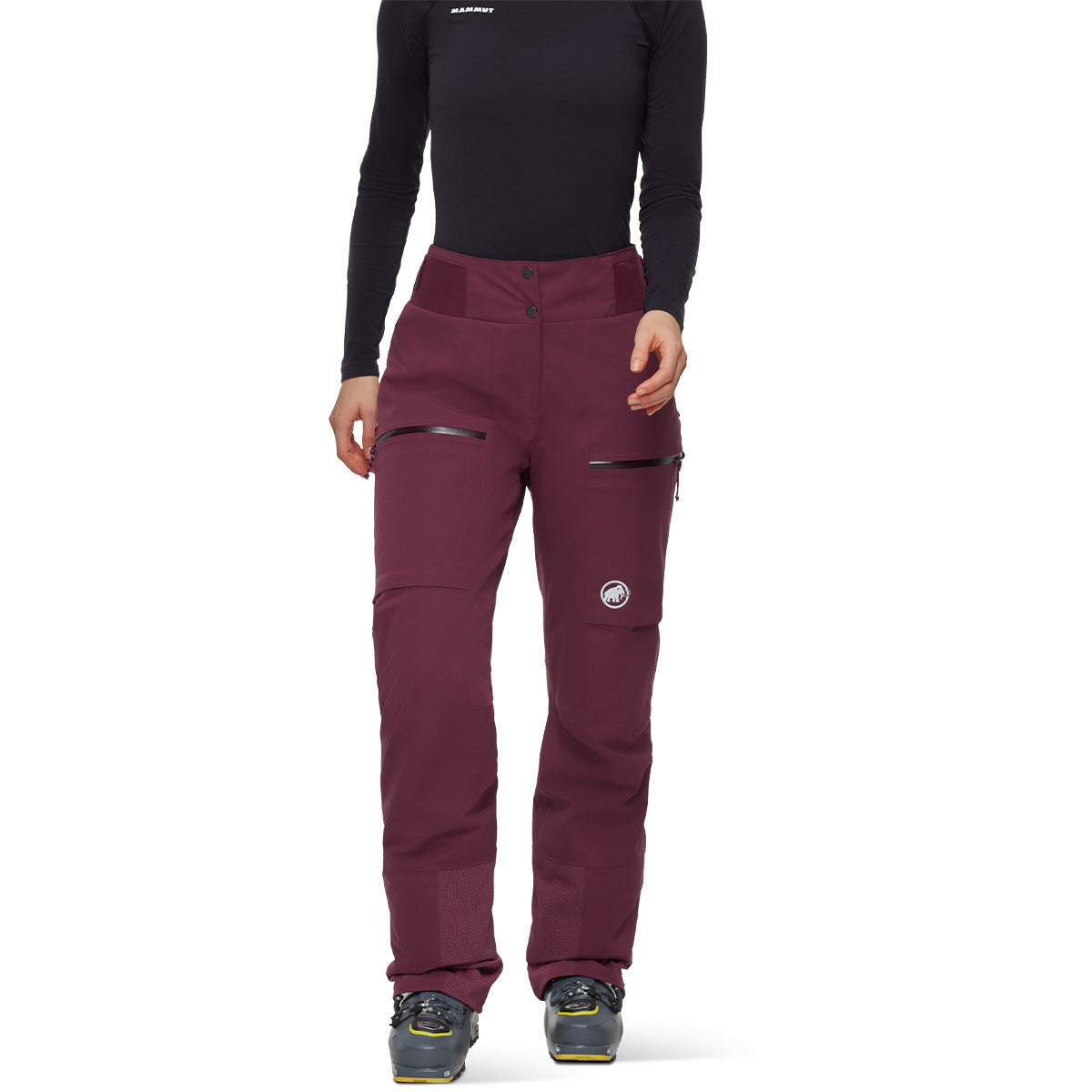 Pantaloni Schi Femei Mammut Stoney Hs Thermo Vin