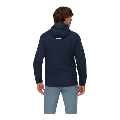 Jacheta Softshell Barbati Mammut GRANITE SO Hooded Marine