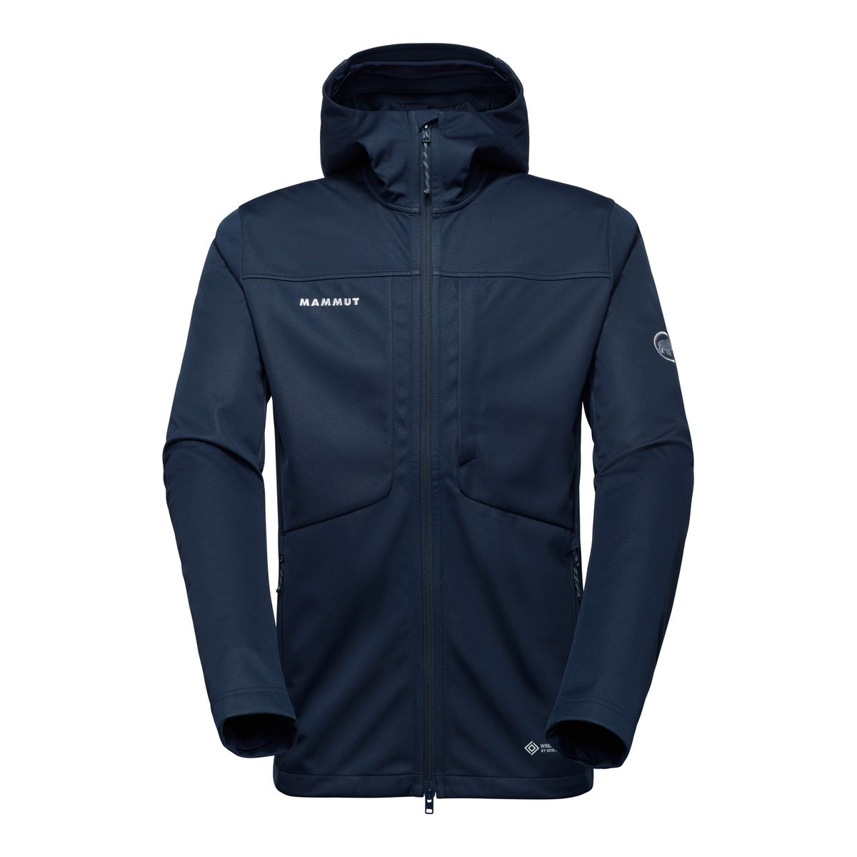 Jacheta Softshell Barbati Mammut Ultimate VIII SO Hooded Marine