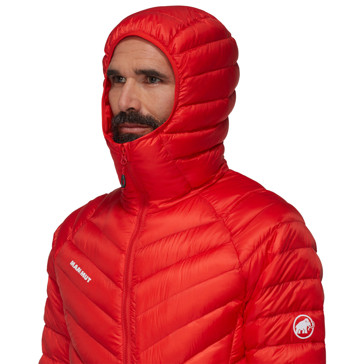 Jacheta Barbati MammutBroad Peak In Hooded Mammut Red