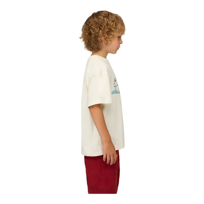 Tricou Copii Mammut Base Climbing Alb