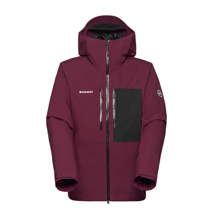 Jacheta Schi Barbati Mammut Stoney Hs Thermo Hooded Vin-Black