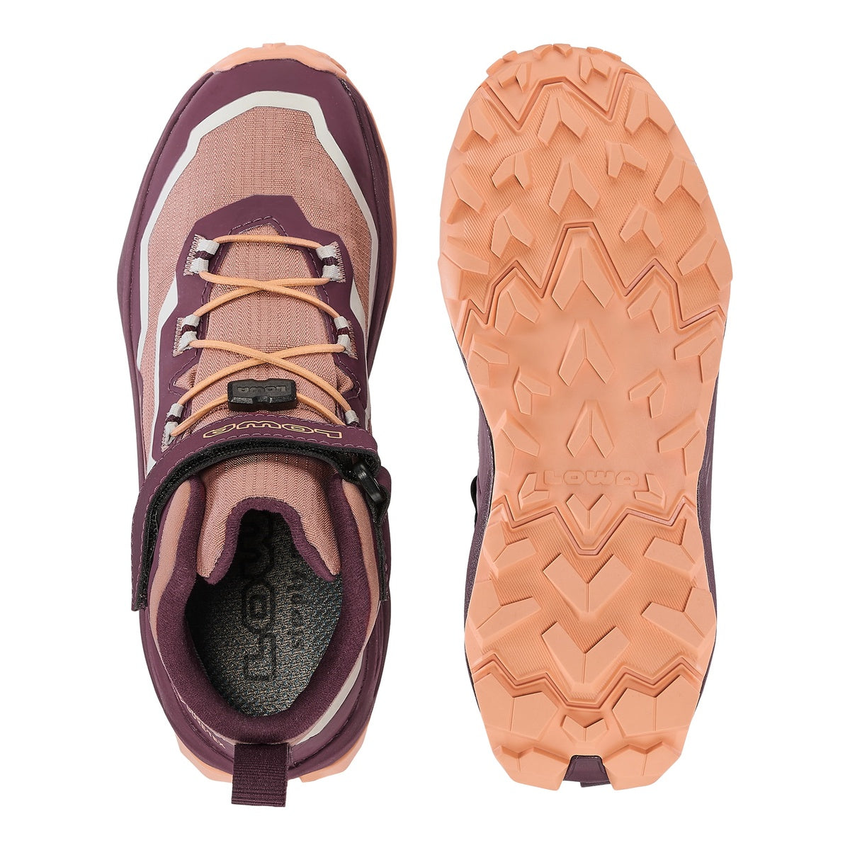 Bocanci Drumetie Copii Lowa Trailux Gtx Mid Jr Burgundy