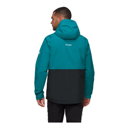 Jacheta Barbati Mammut Linard Hs Thermo Hooded Deep Teal-Black