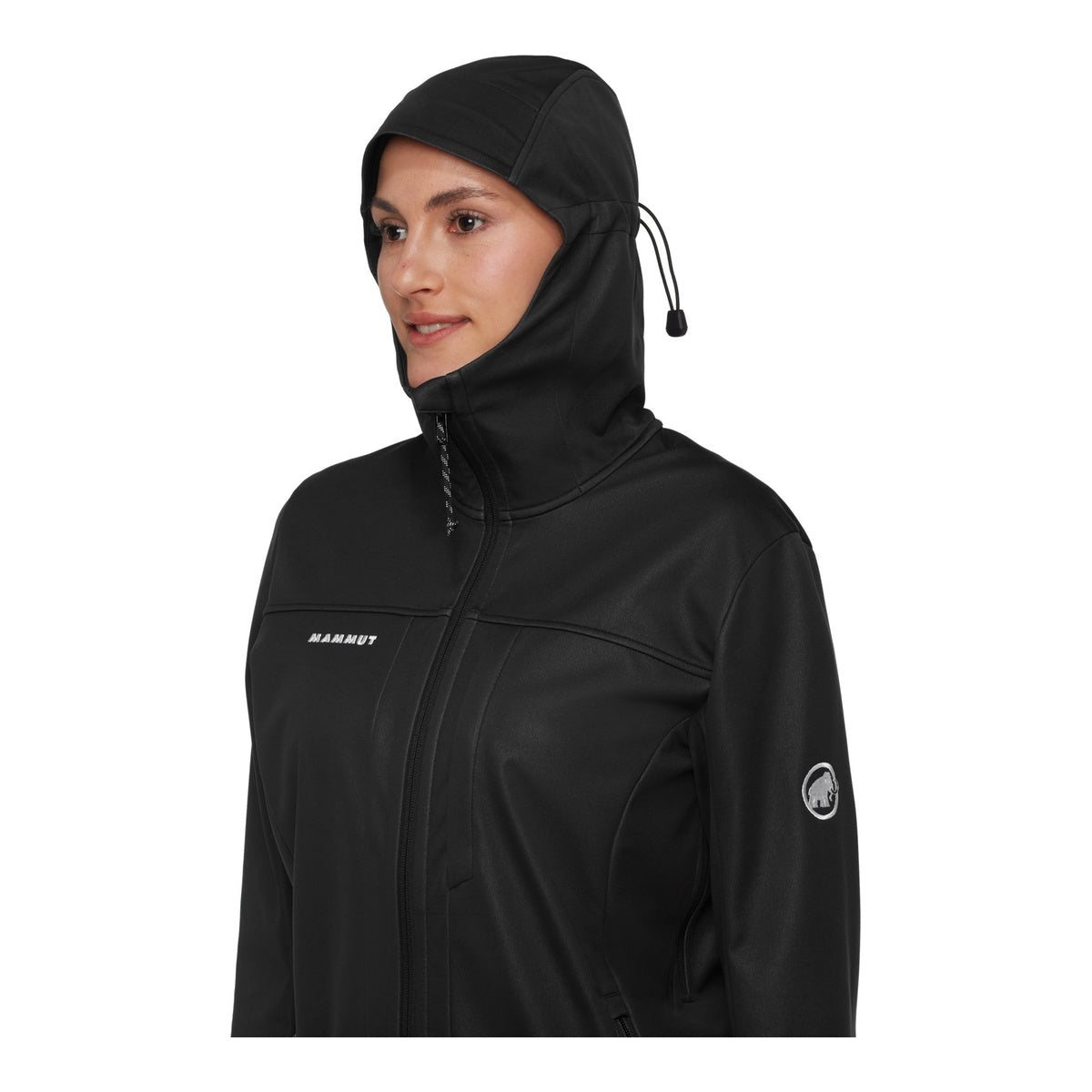 Jacheta Softshell Femei Mammut Ultimate VIII So Hooded Black