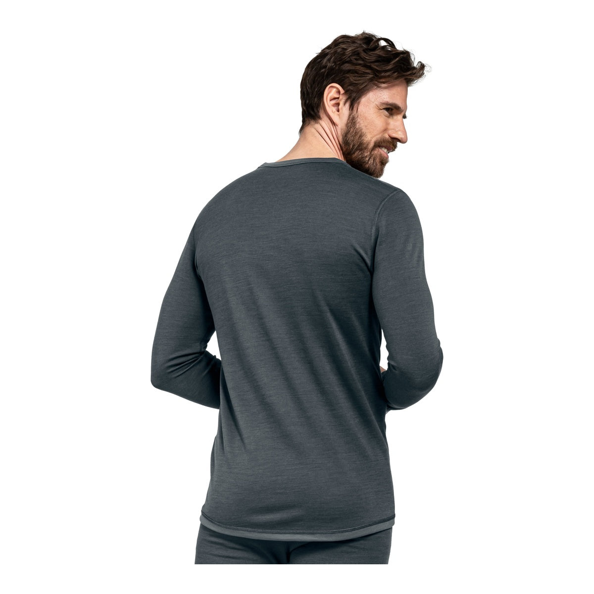 Bluza Termica Barbati Schoffel Merino Sport Pirate Black