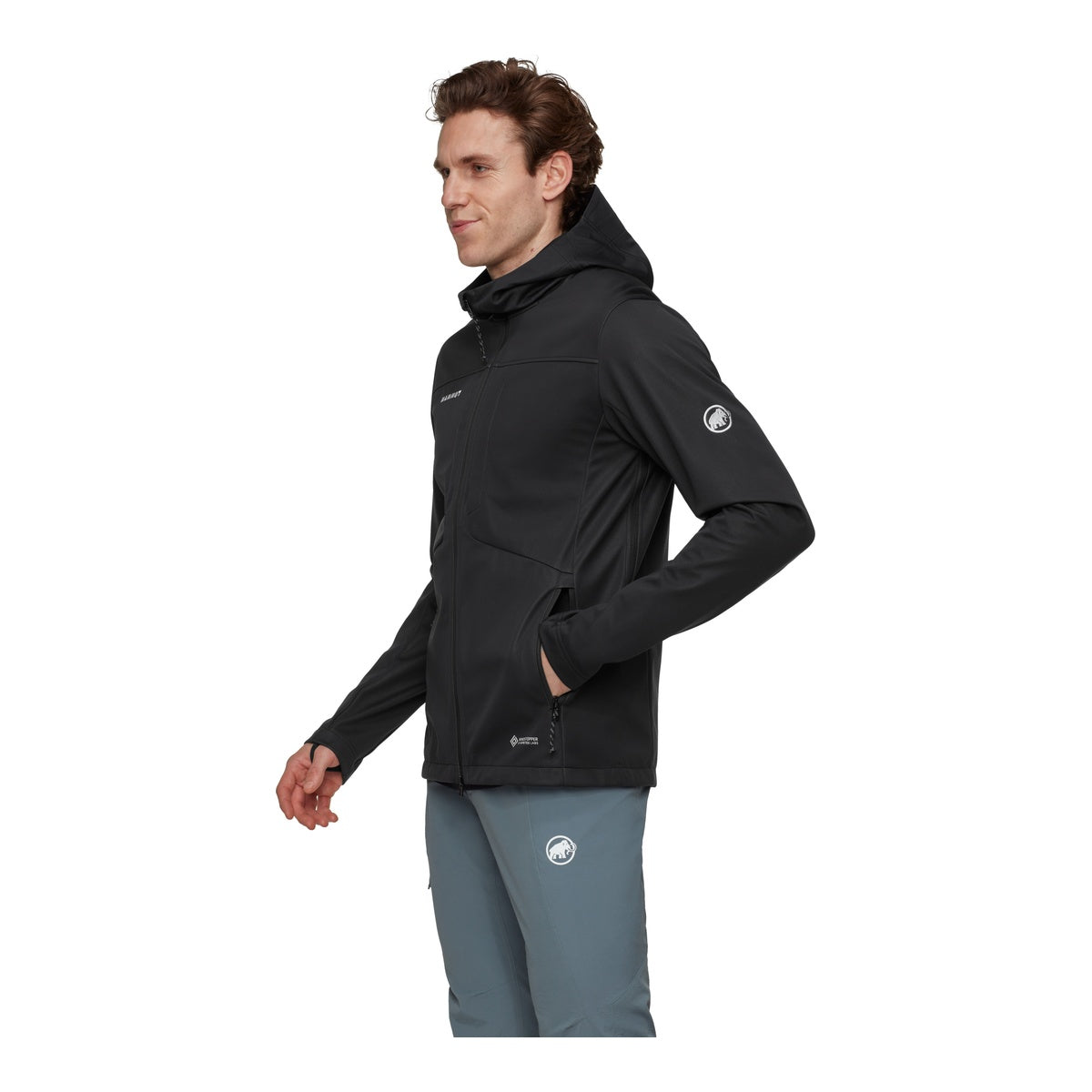 Jacheta Softshell Barbati Mammut Ultimate VIII SO Hooded Black