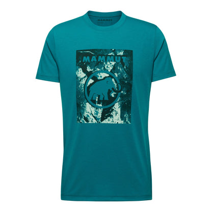 Tricou Barbati Mammut Trovat Deep Teal
