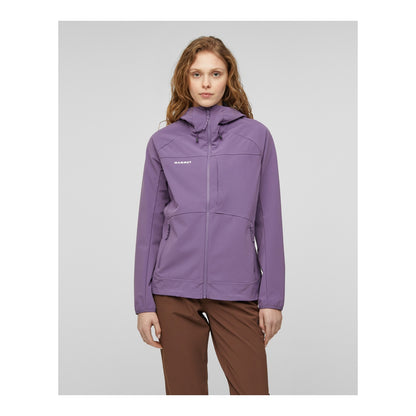 Jacheta Softshell Femei Mammut Ultimate Comfort So Hooded Paloja