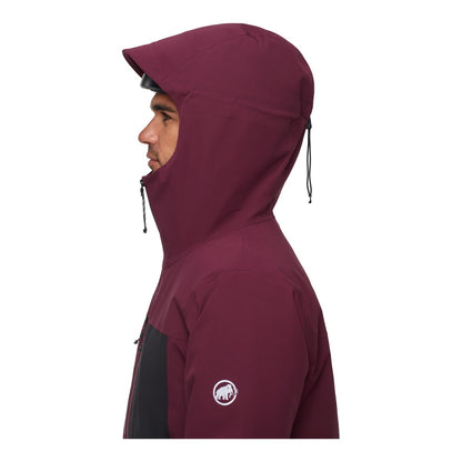 Geaca Schi Barbati Mammut Stoney HS Thermo Hooded Burgundy