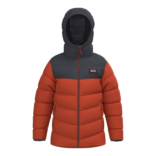 Jacheta Copii Ternua Baso Jkt K Deep Ginger-Whales Grey