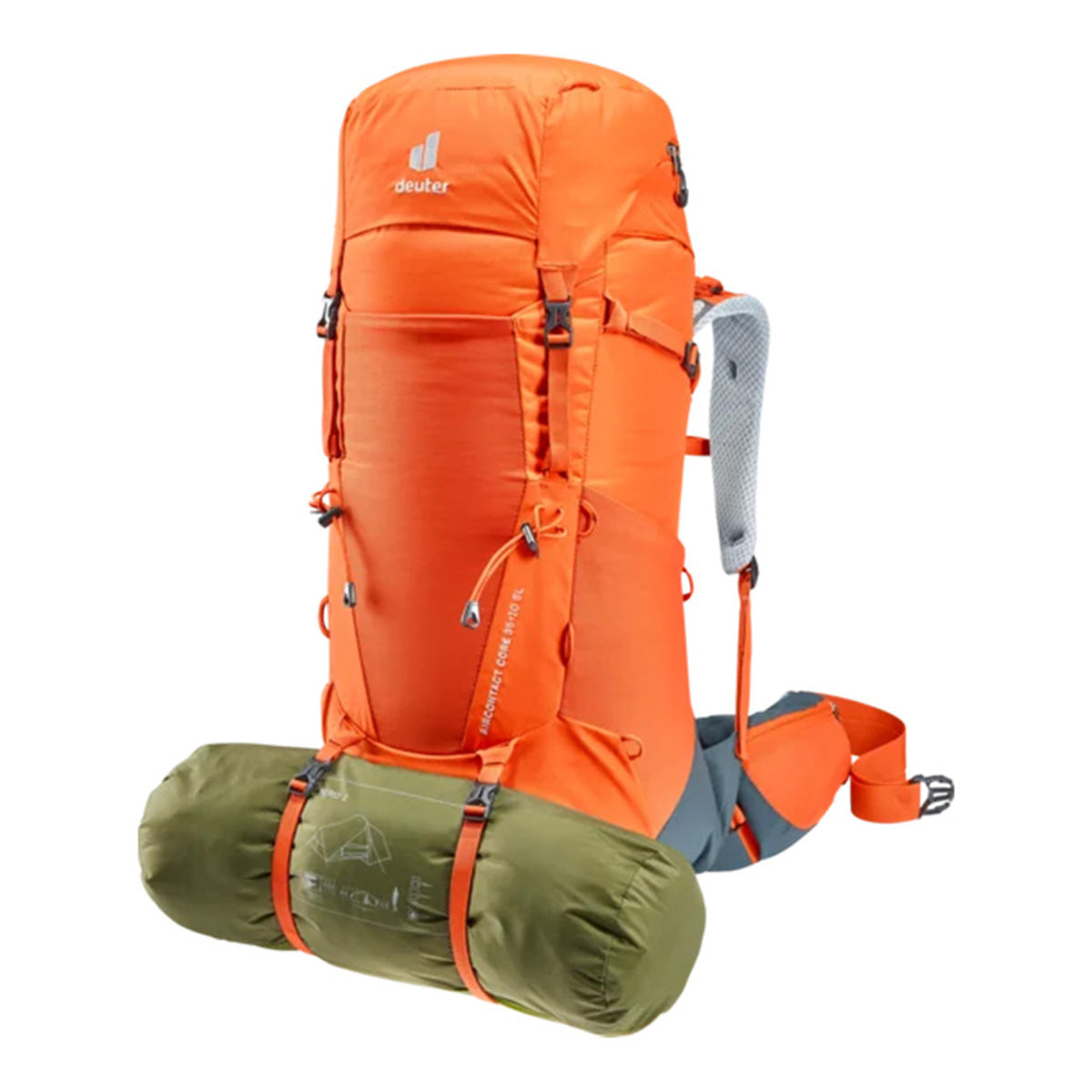 Rucsac Aircontact Core 35+10 Sl Paprika-Graphite