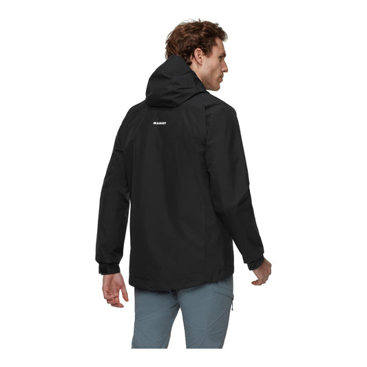 Jacheta Barbati Mammut Treeline Light HS Hooded Black