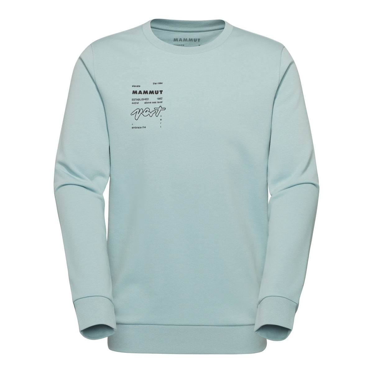 Bluza Barbati Mammut Core ML Crew Neck Vert Nebla