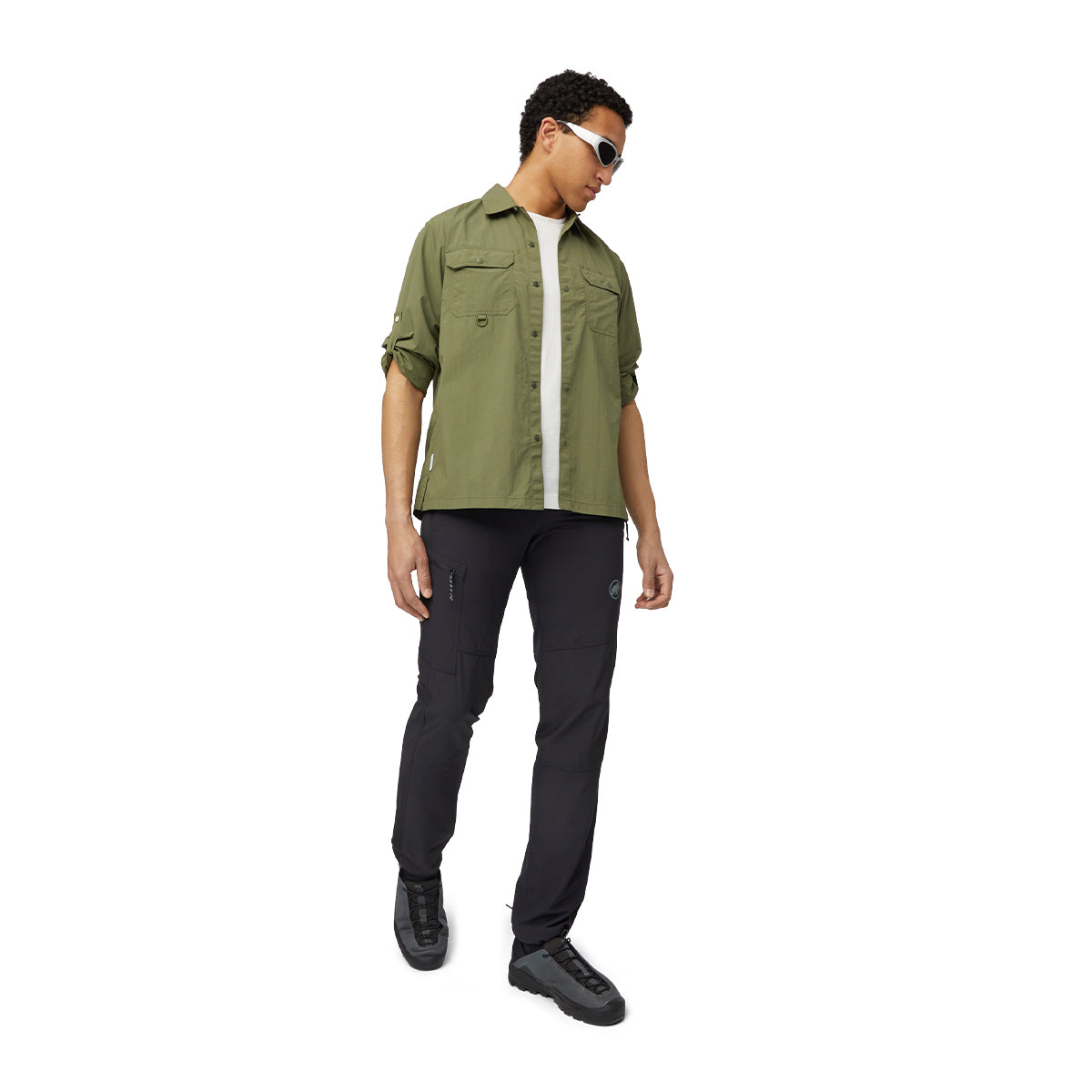 Camasa Barbati Mammut Highland Longsleeve Shirt Khaki