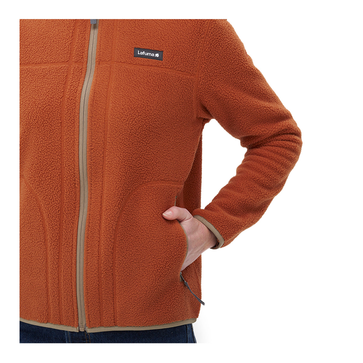 Jacheta Femei Lafuma Sherpa F-Zip Pecan