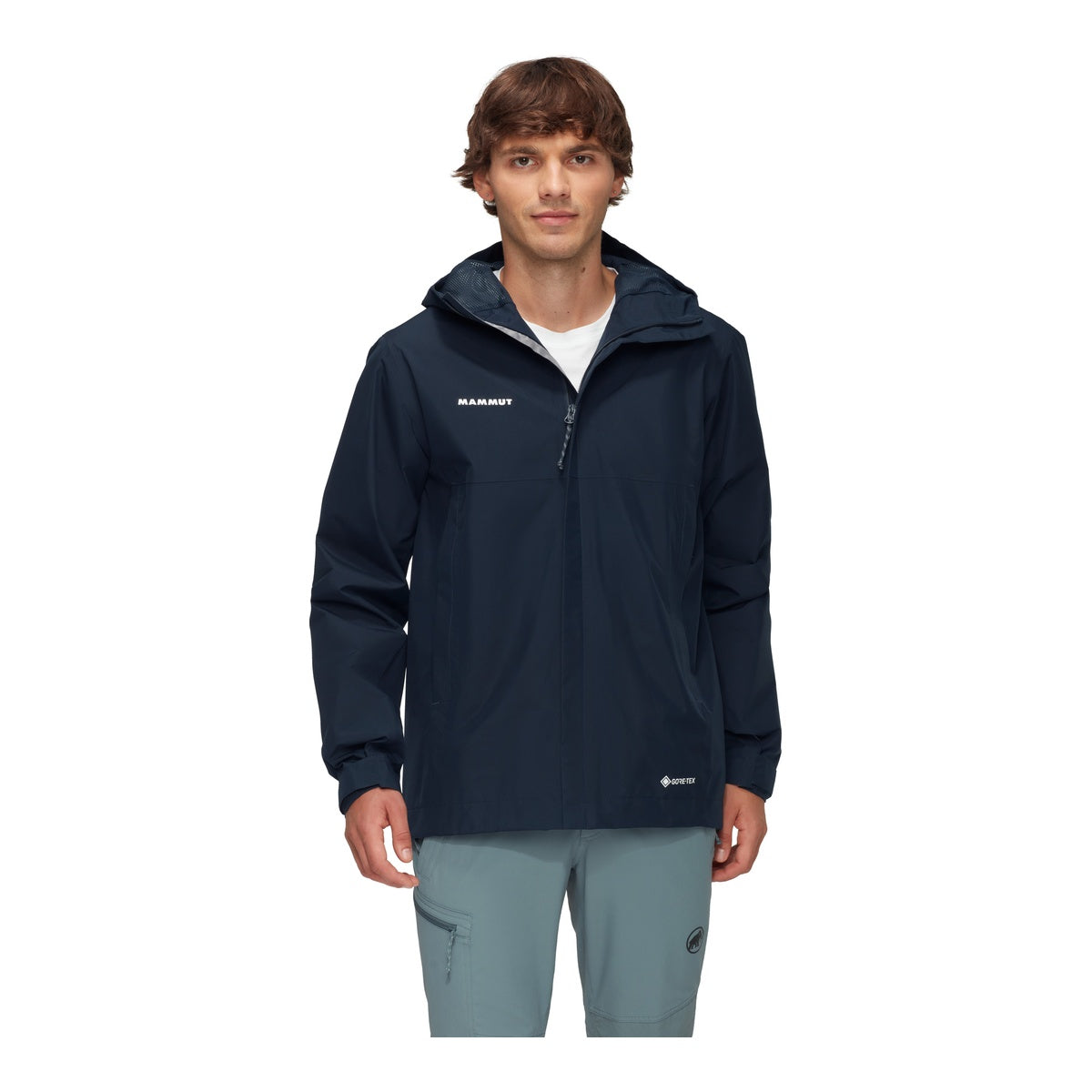 Jacheta Barbati Mammut Treeline Light HS Hooded Marine