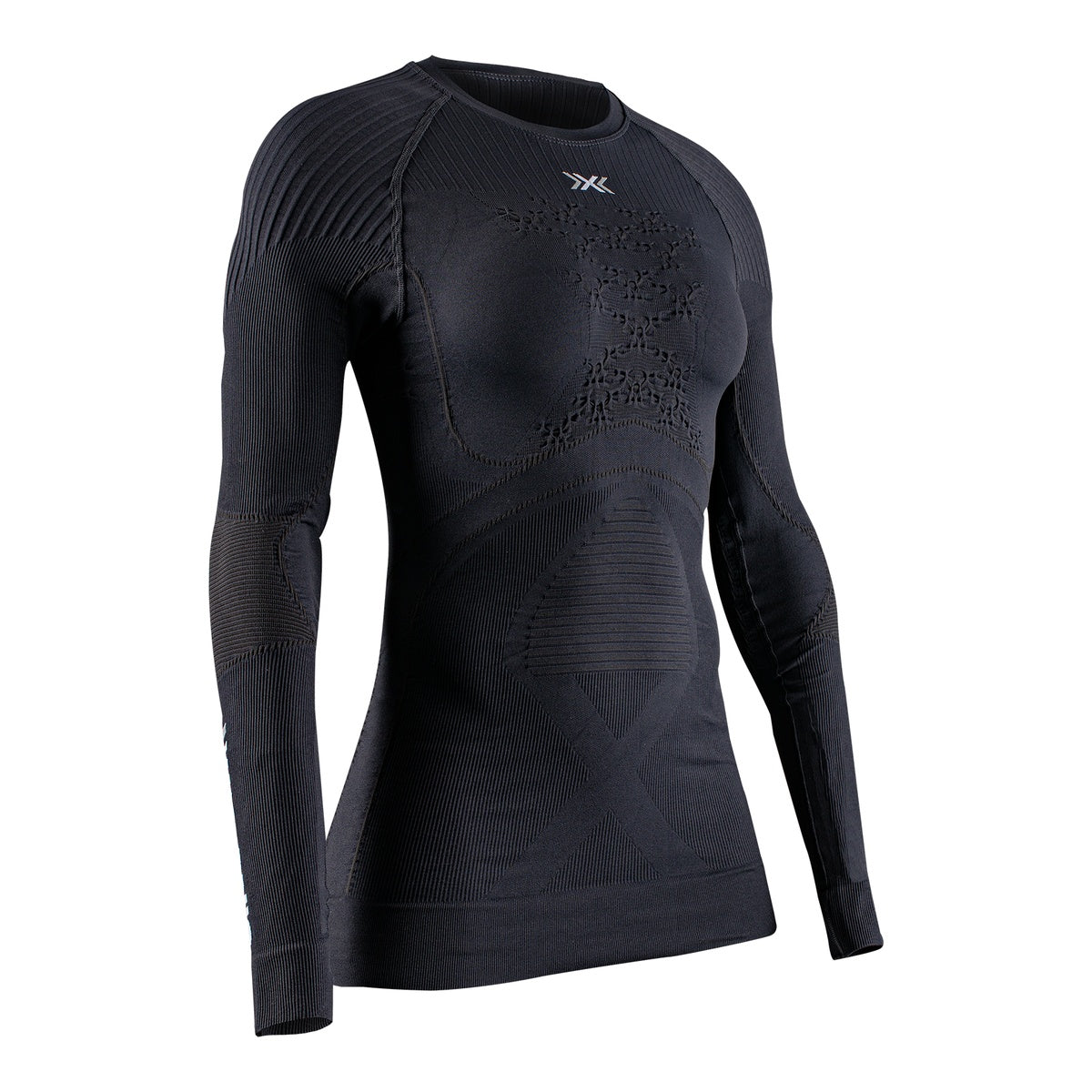 Bluza Femei X-Bionic Energy Accumulator 4.0 Lg Sl Wmn Opal Black/Arctic White