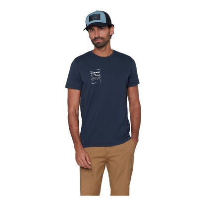 Tricou Barbati Mammut Core Vert Bleumarin