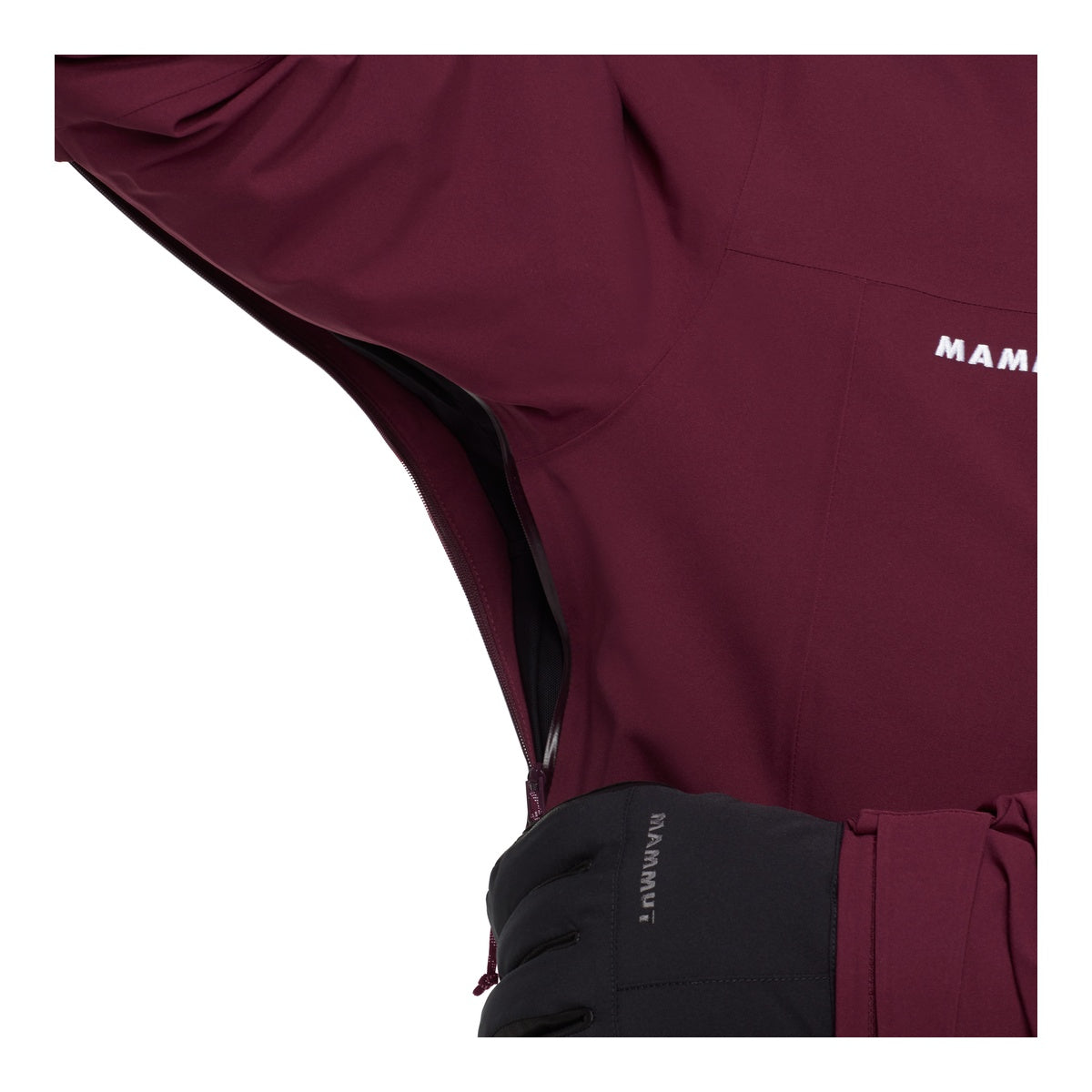 Geaca Schi Barbati Mammut Stoney HS Thermo Hooded Burgundy