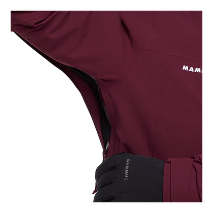 Geaca Schi Barbati Mammut Stoney HS Thermo Hooded Burgundy