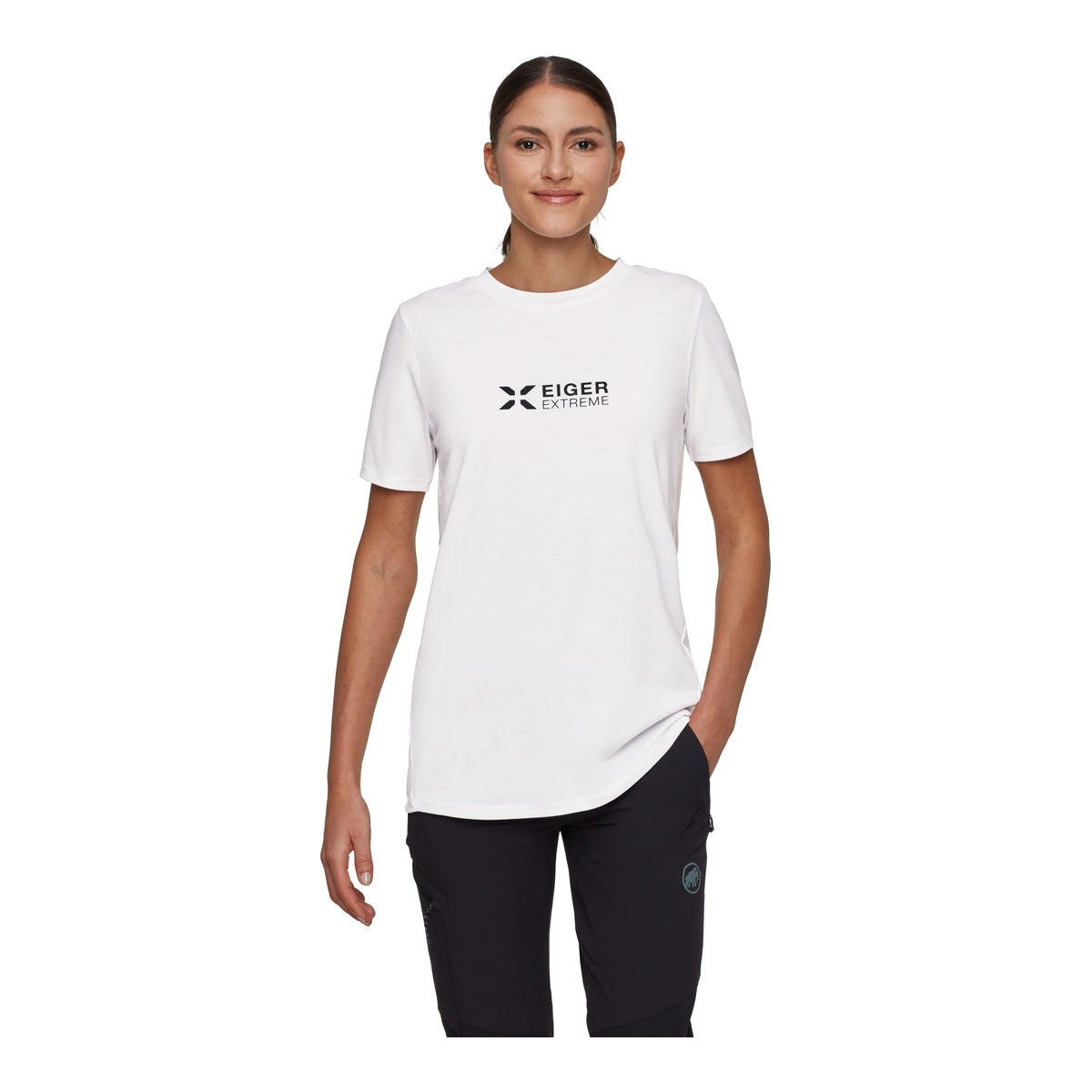 Tricou Femei Mammut Eiger Logo White