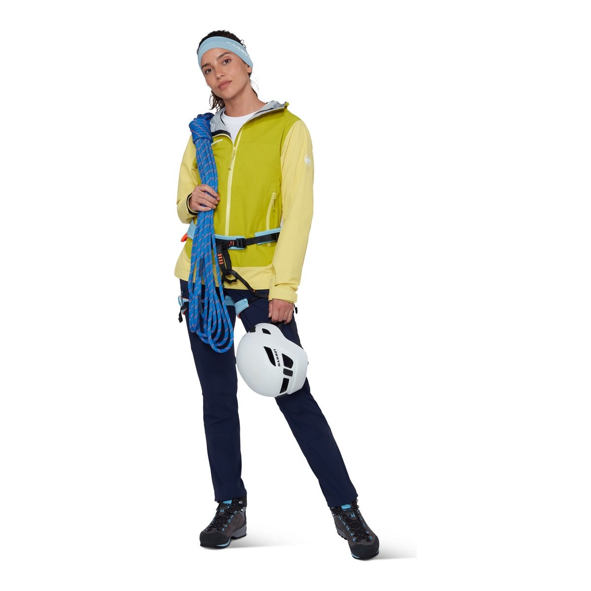 Jacheta Femei Mammut Crag HS Hooded Yellow