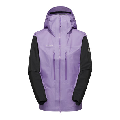 Jacheta Femei Mammut Taiss Light HS Hooded Lavandin-Black