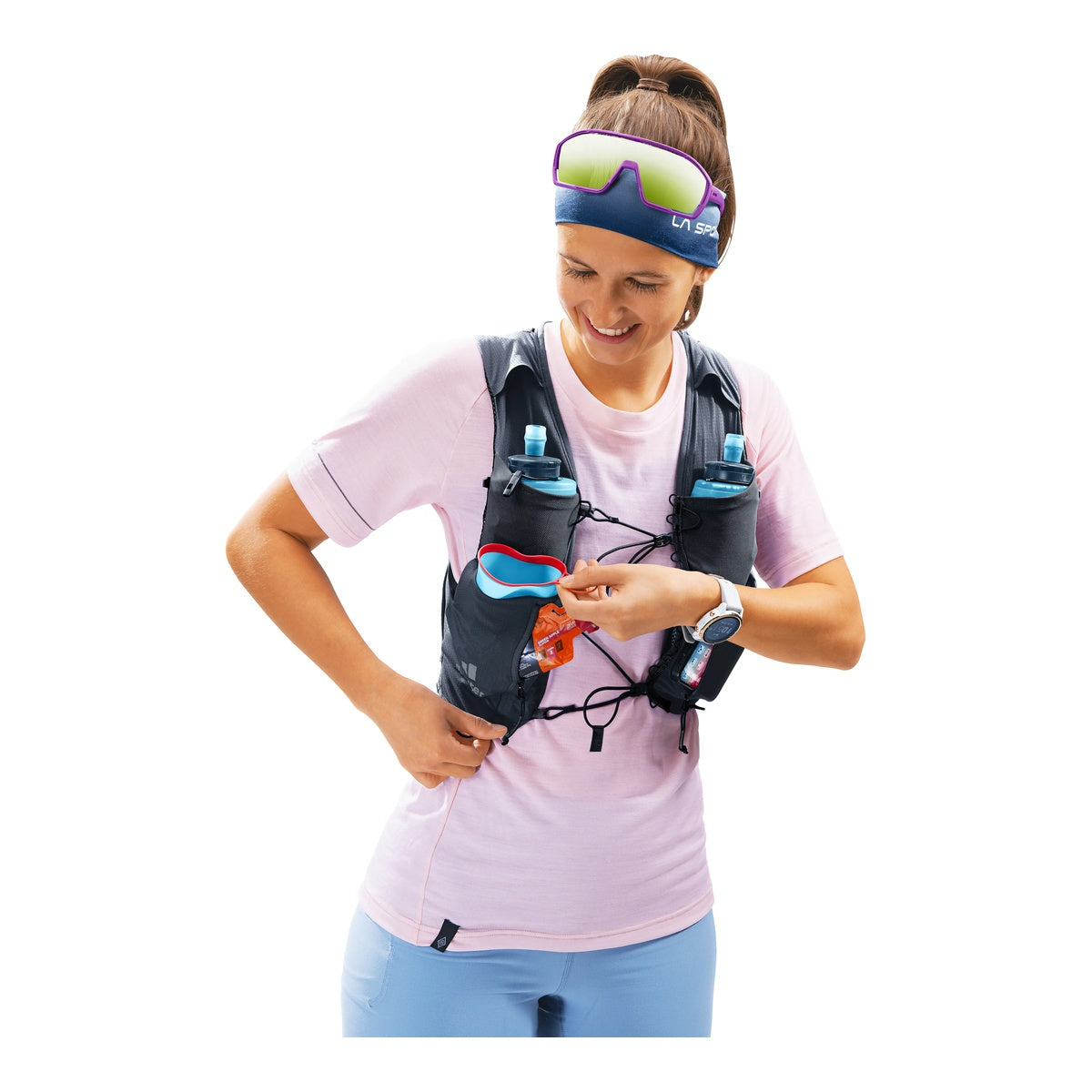 Vesta Alergare Femei Deuter Traick 9 SL Black