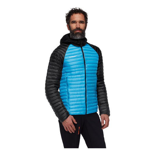 JACHETA BARBATI AENERGY IN HOODED GLACIER BLUE-BLACK