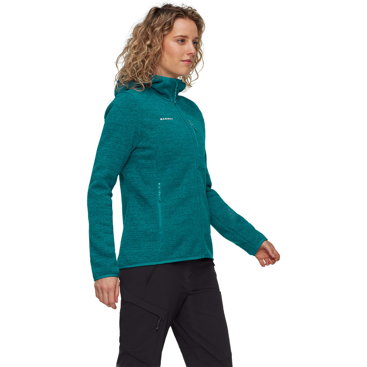 Jacheta Femei Mammut Arctic Iv ML Hooded Deep Teal Melange