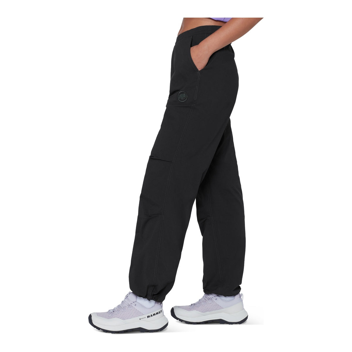 Pantaloni Femei Mammut Crag Climbing Black