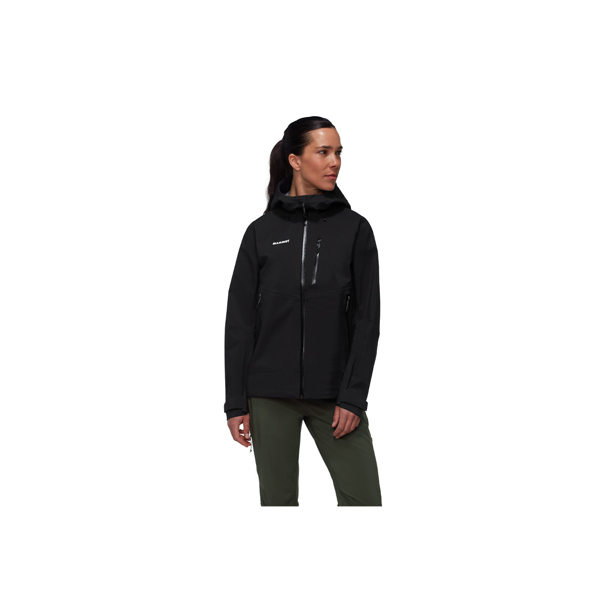 Jacheta Femei Mammut Alto Guide HS Hooded Black