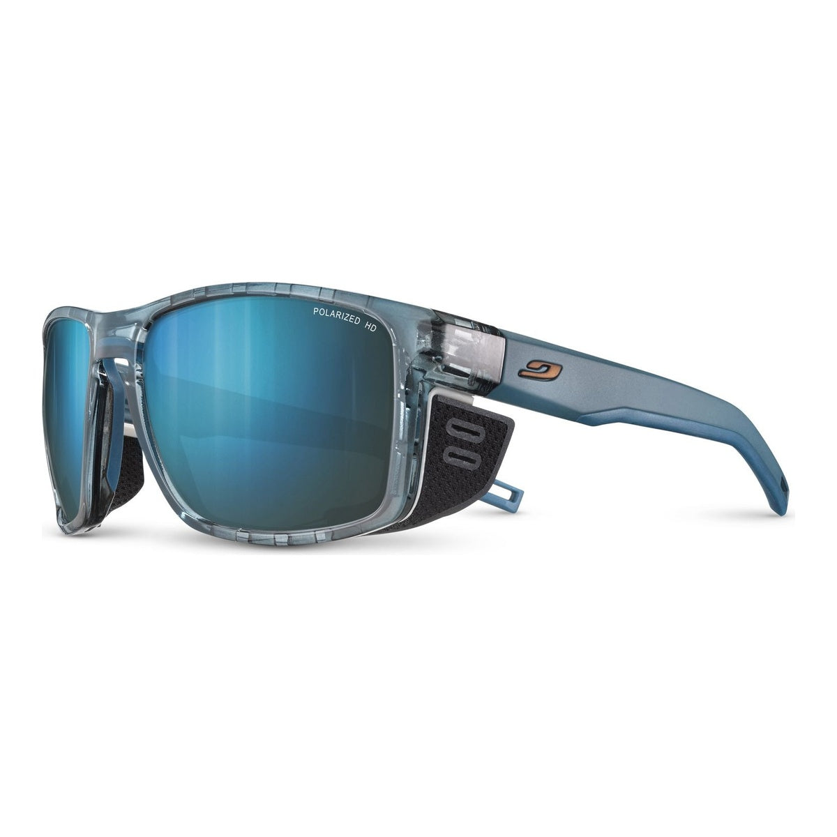 Ochelari Julbo Shield Teal Blue-Matt Blue Spectron HD 3 Polarized
