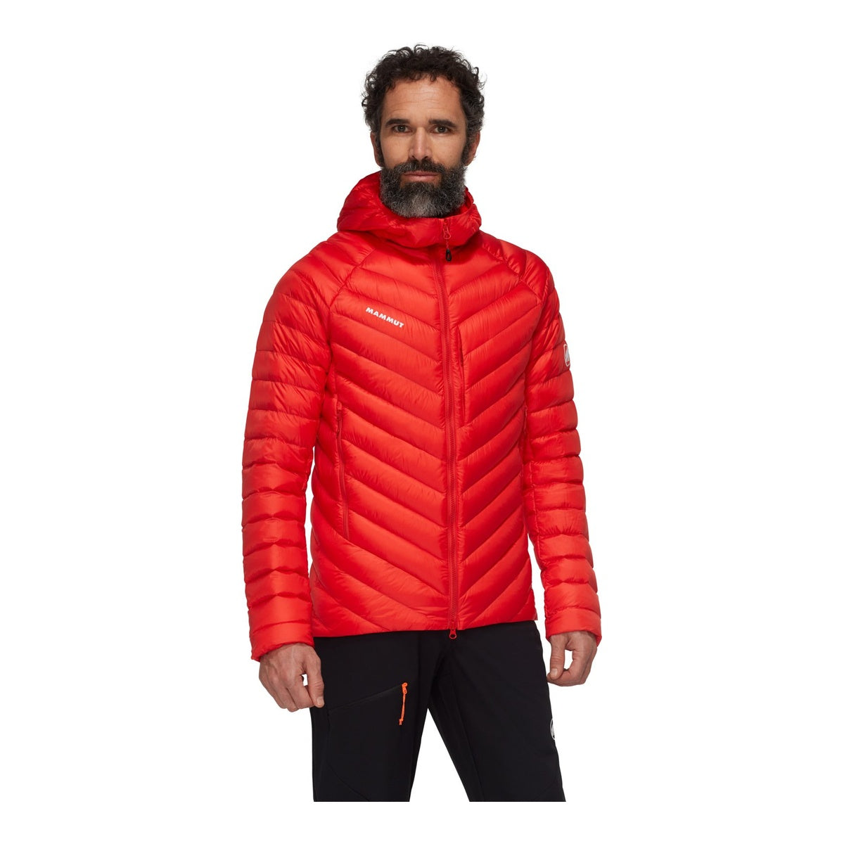 Geaca Puf Barbati Mammut Broad Peak In Hooded Mammut Red