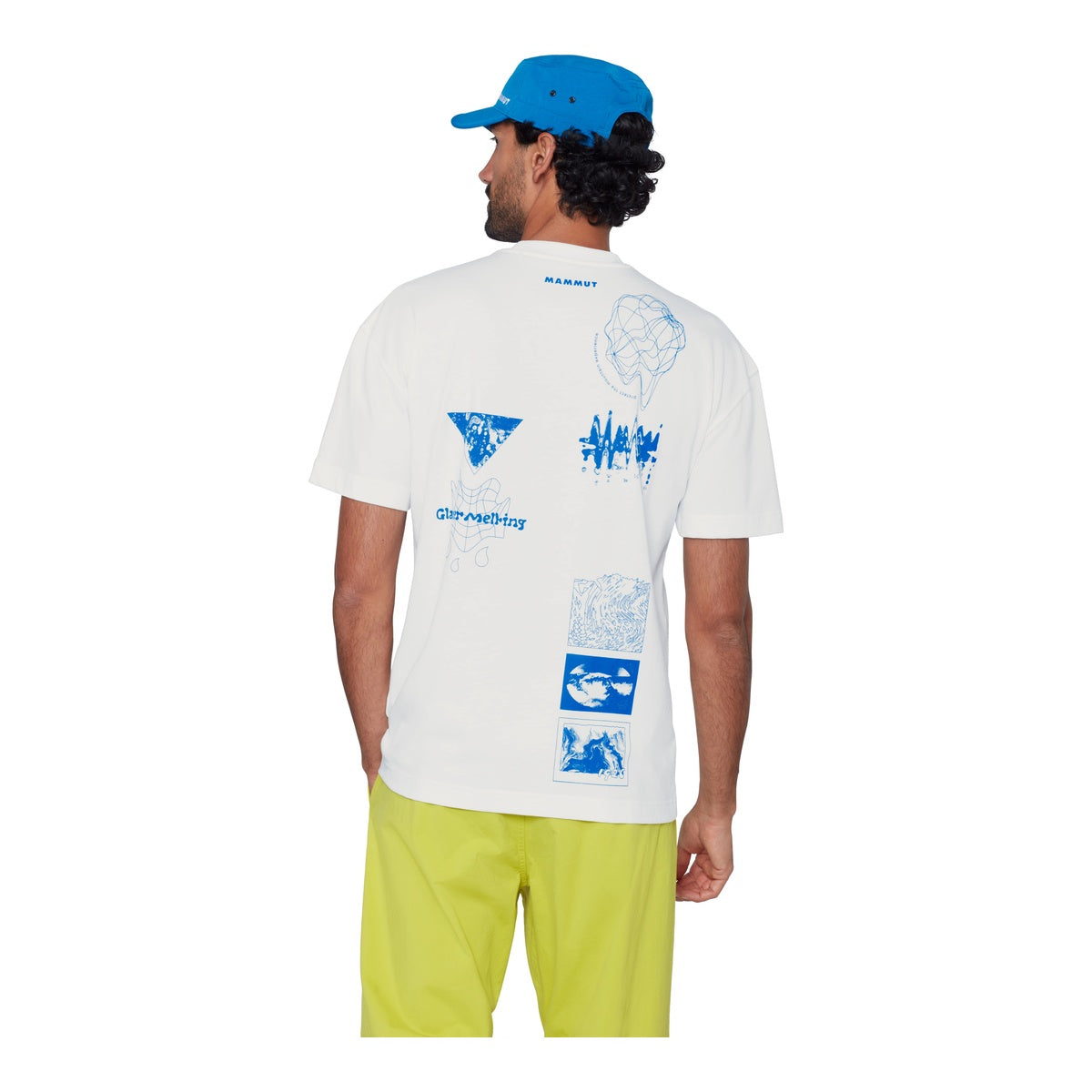 Tricou Barbati Mammut Base Relaxed Glacier Alb