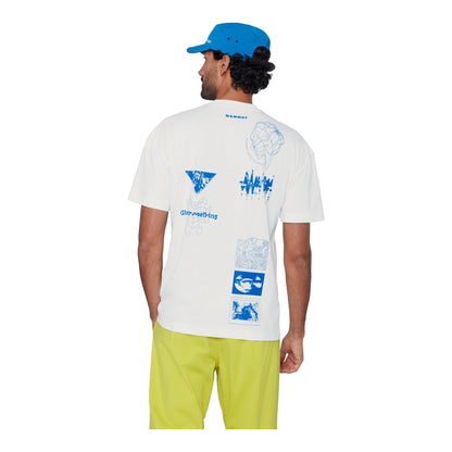 Tricou Barbati Mammut Base Relaxed Glacier Alb