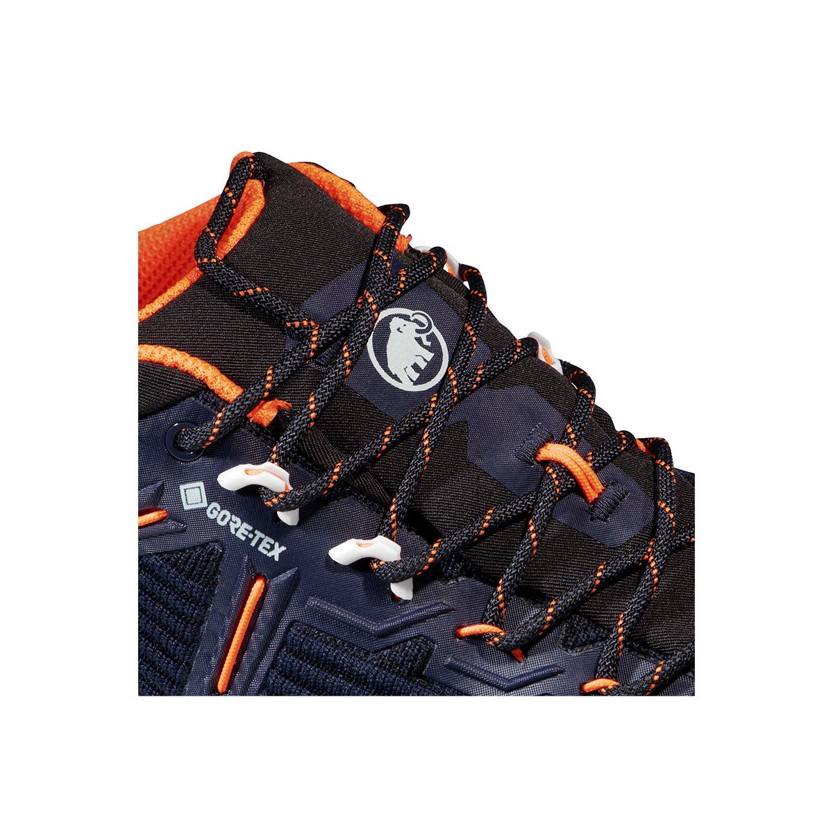Pantofi Drumetie Femei Mammut Alnasca Knit III Low GTX Navy