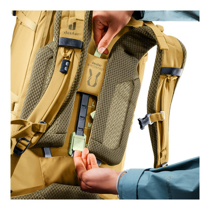 Rucsac Munte Femei Deuter Aircontact Core 45+10 SL Savanna Nori