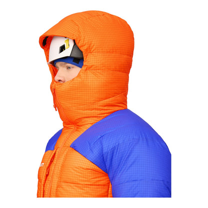 Geaca Puf Barbati Mammut Eiger Nordwand Pro Down In Hooded Parka Eiger Orange-Eiger Blue