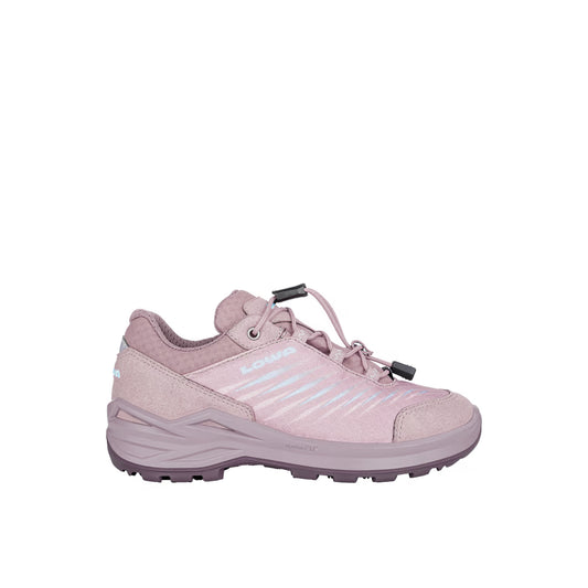 Pantofi Drumetie Copii Lowa Zirrox II GTX Lo Brown Rose/Rose
