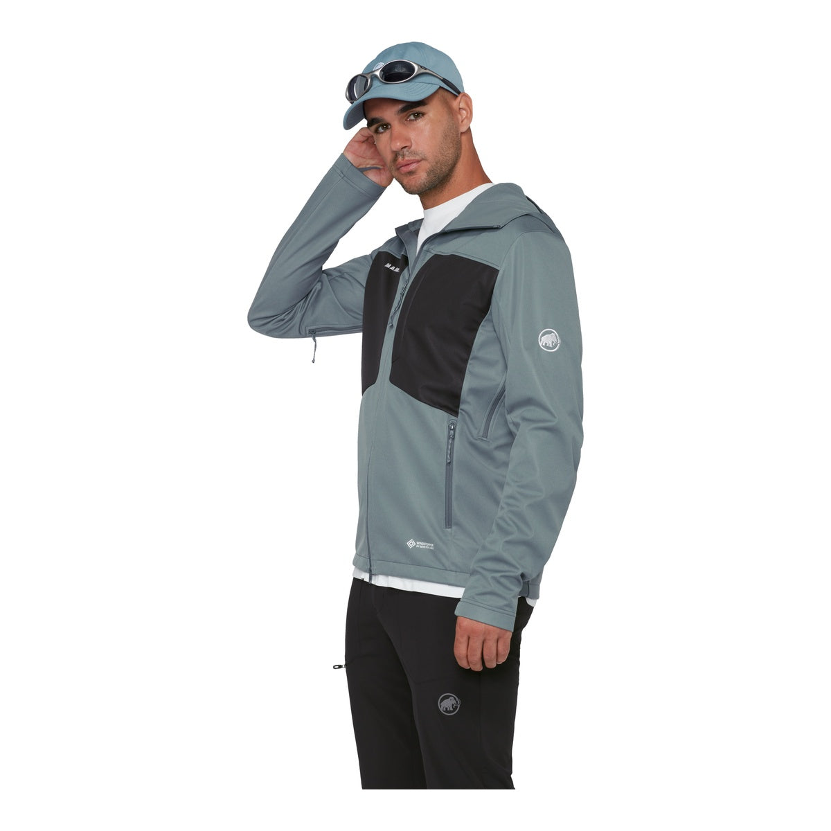 Jacheta Softshell Barbati Mammut Ultimate VIII SO Hooded Strata-Black